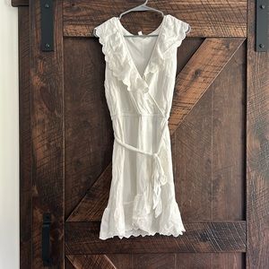 White bridal shower dress